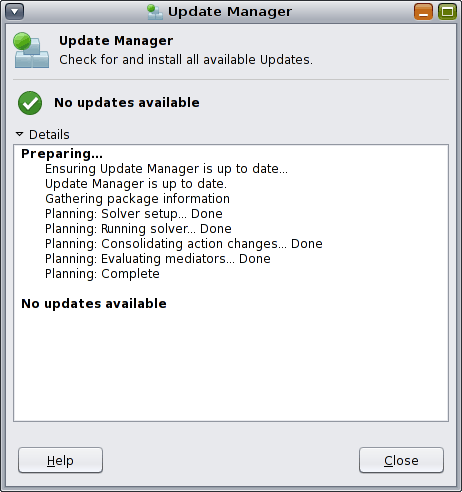 Update Manager GUI