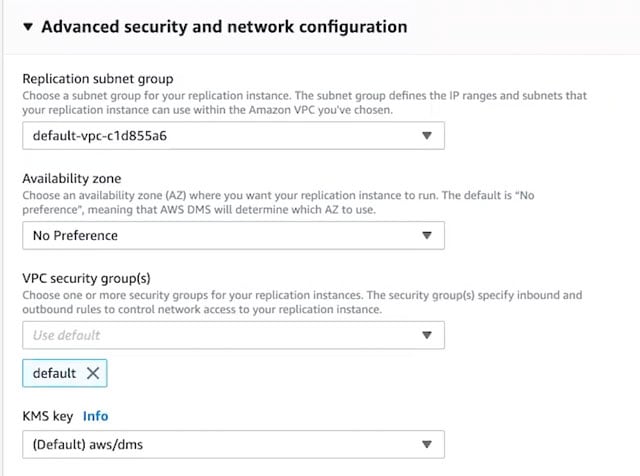 Advanced security and network config