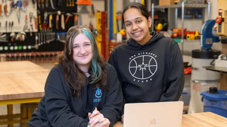 students at the Ann Richards School for Young Women