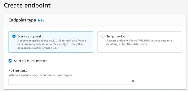 Source endpoint