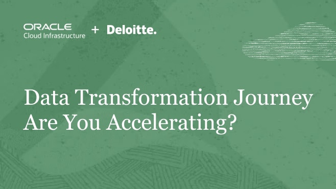 Data Transformation Journey: Are you Accelerating?