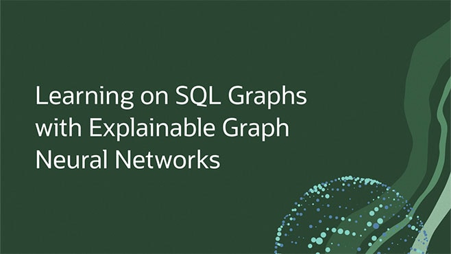 Learning on SQL Graphs with Explainable Graph Neural Networks