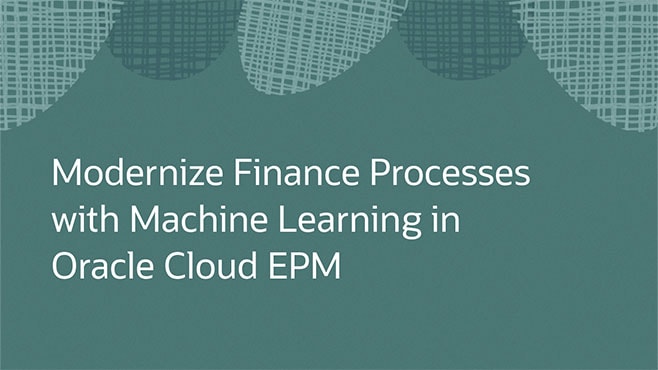 Modernizing Finance Processes