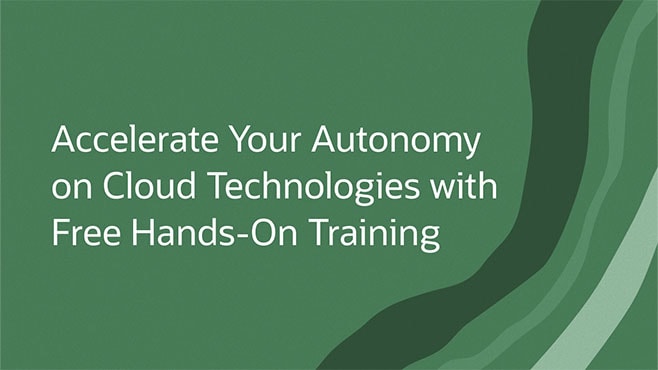 Accelerate Your Autonomy on Cloud Technologies with Free Hands-On Training