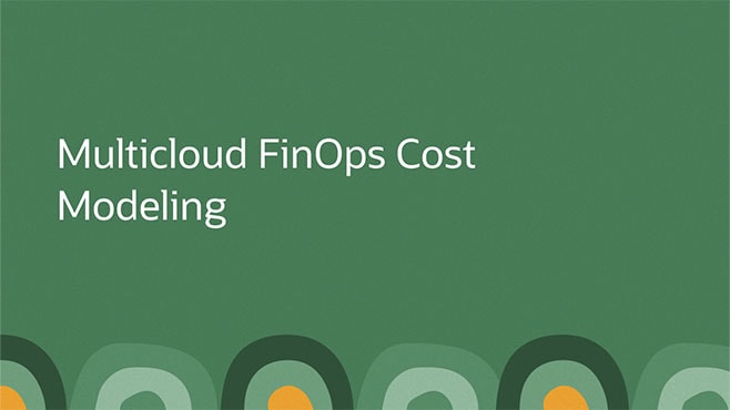 Multicloud FinOps Cost Modeling 