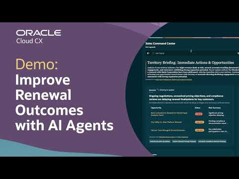 Create lasting customer relationships with Oracle Sales