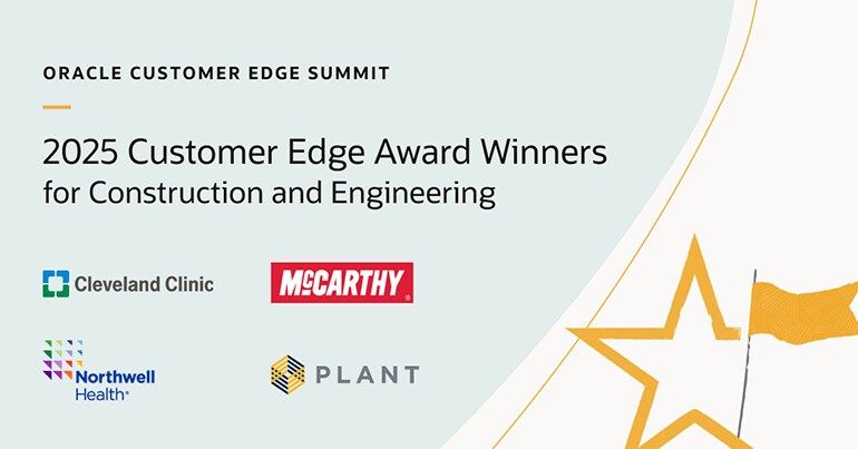 Customer Edge Summit Award winners
