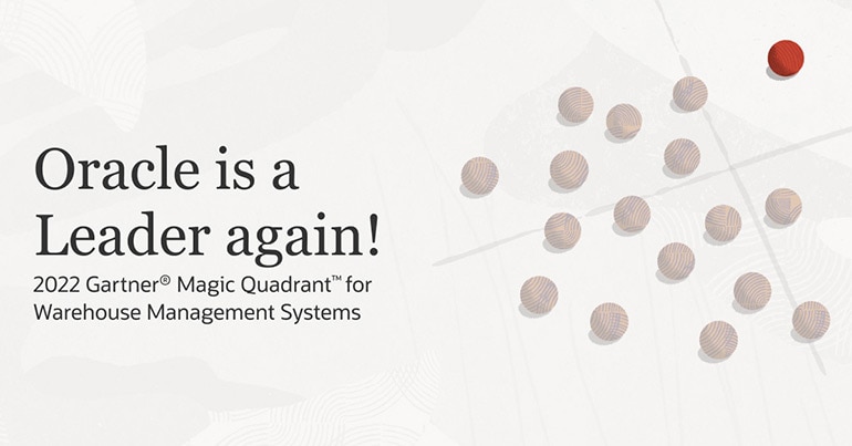 Gartner Magic Quadrant for Warehouse Management Systems