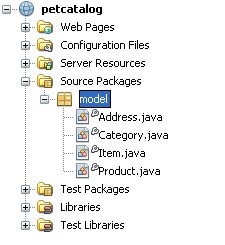 Figure 15. New Entities Generated from Database Tables