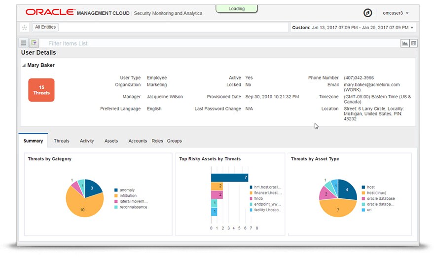 Security Monitoring and Analytics | Oracle