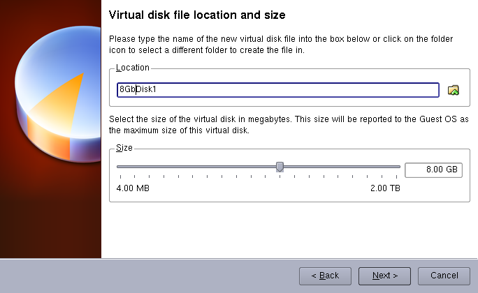 Create New Virtual Disk 2