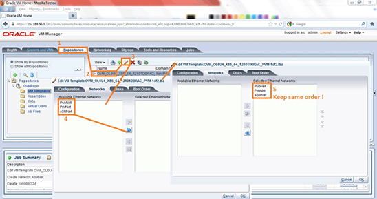 Selecting the networks