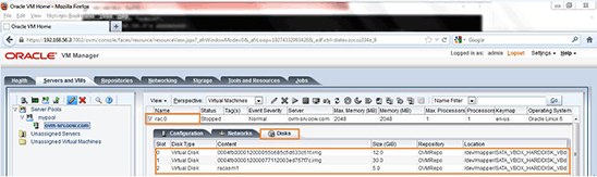 Verifying the shared disk