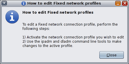 How to Edit Fixed Network Profiles