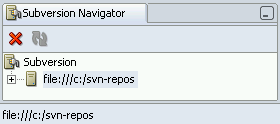 SVN Navigator showing connection