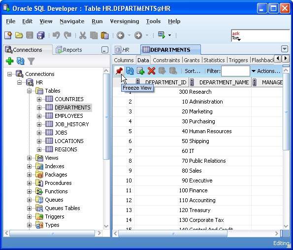 Modifying Data