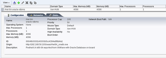 Checking the template configuration.