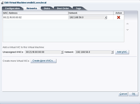 Verifying the network configuration.