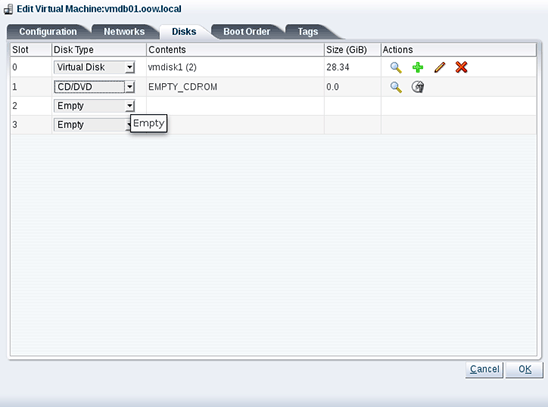 Verifying the disk configuration.