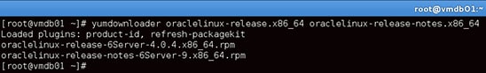 Passing the Oracle Linux release packages.