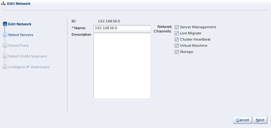 Assigning roles to the default network.