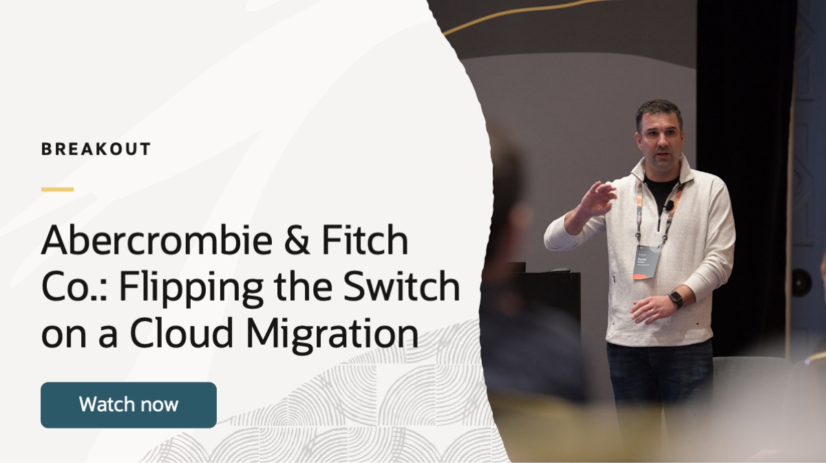 abercrombie & fitch co.: flipping the switch on a cloud migration