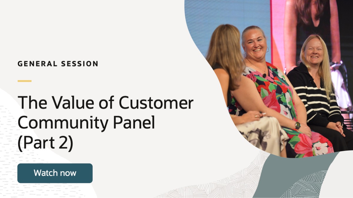 the value of customer community panel part 2