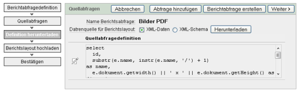 XML-Daten herunterladen