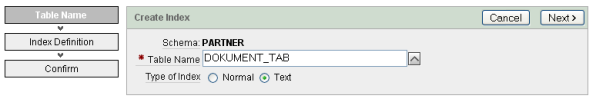 Indexerstellung im SQL Workshop: Normal oder Text?