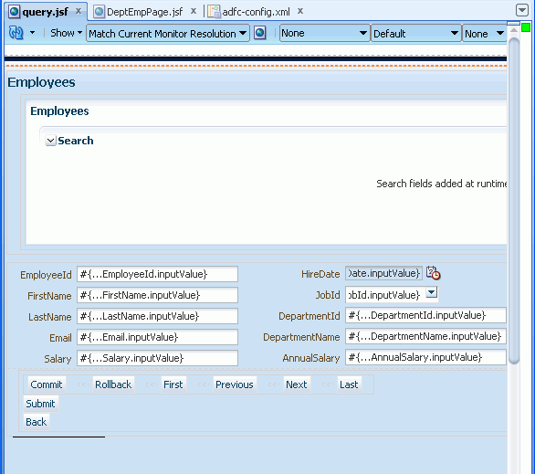 問合せページのスクリーンショット。