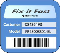 The Fix-It-Fast customer service sticker