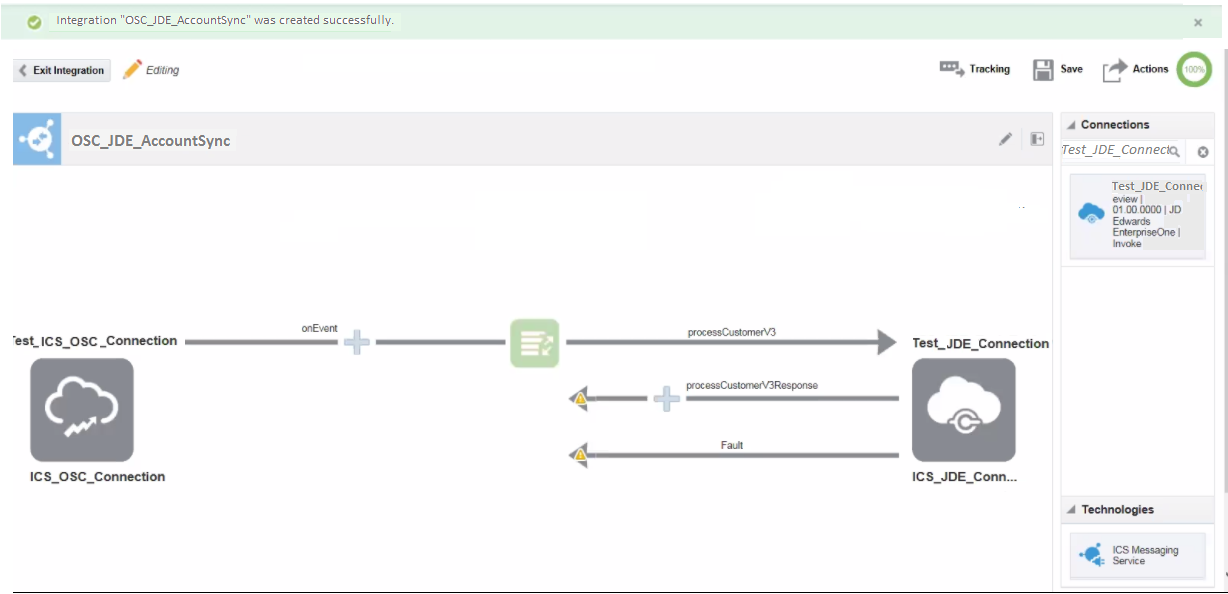 Integration window