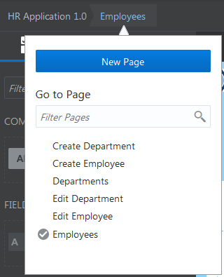 Page menu