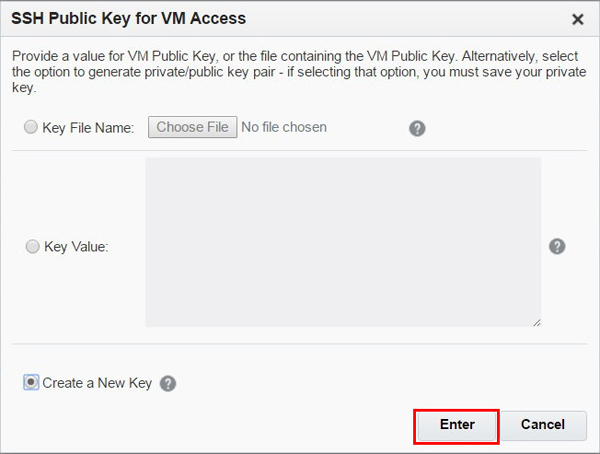 Adding SSH Public key to the cluster