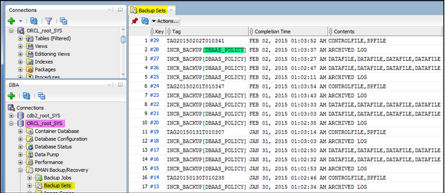 Using DBA Tools to Create and Administer DBaaS Databases