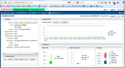 Using DBA Tools to Create and Administer DBaaS Databases