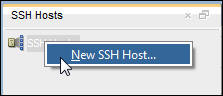 Create SSH host