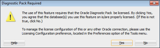 Diagnostic Pack Required dialog