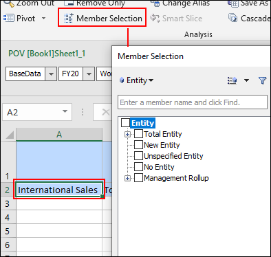 Analyzing Plan Data in Smart View