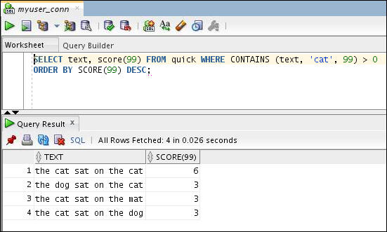 Creating and Maintaining Oracle Text Indexes