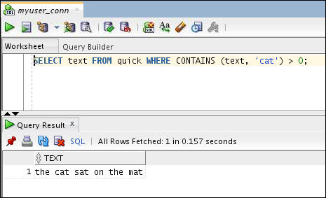 Creating and Maintaining Oracle Text Indexes