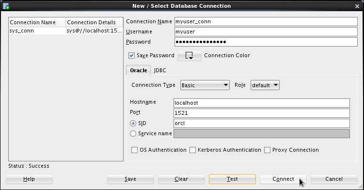 Creating Oracle Text User and building a simple text query