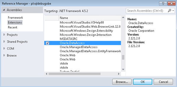 Debugging Oracle PLSQL