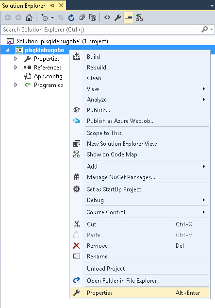 Debugging Oracle PLSQL