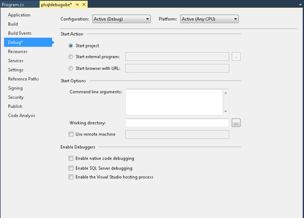 Debugging Oracle PLSQL