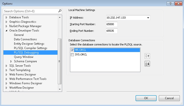 Debugging Oracle PLSQL