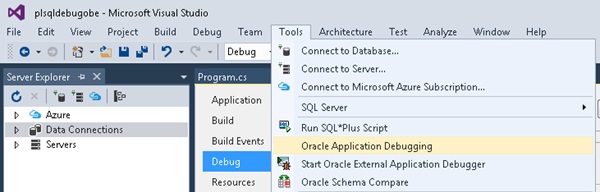 Debugging Oracle PLSQL