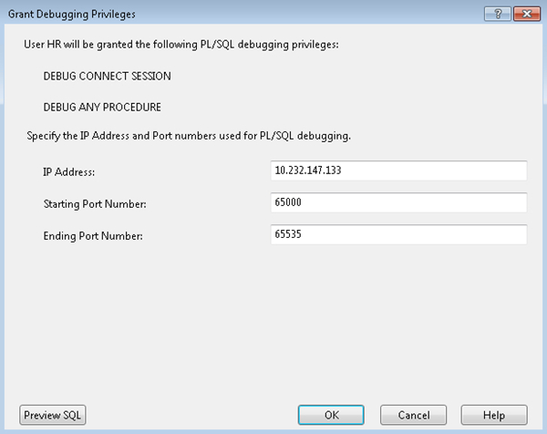 Debugging Oracle PLSQL