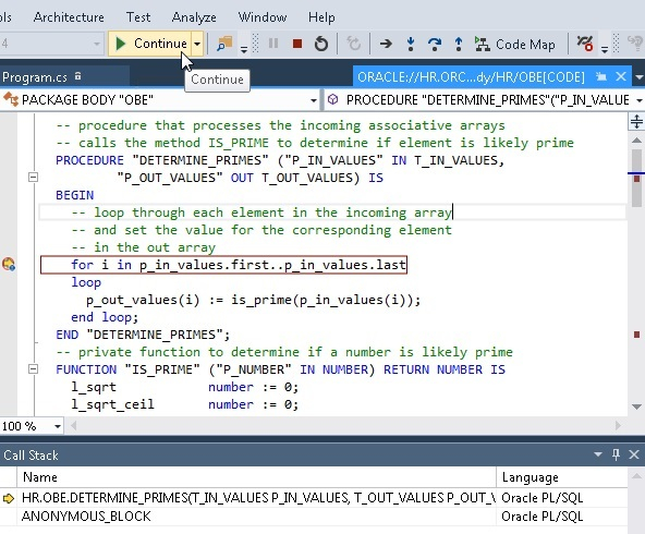 Debugging Oracle PLSQL