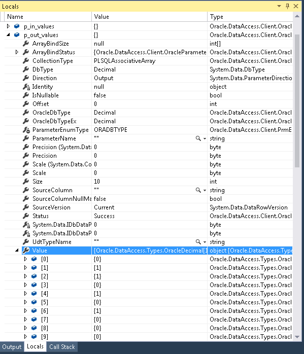 Debugging Oracle PLSQL